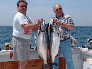 38 AND 27 pound Lake Ontario King Salmon
