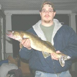 In November of 2004 Ron Buchanan of Elmira, NY caught this incredible walleye from the Chemung River. This amazing Chemung river walleye was 29 inches long and weighed in at just over 9 pounds
