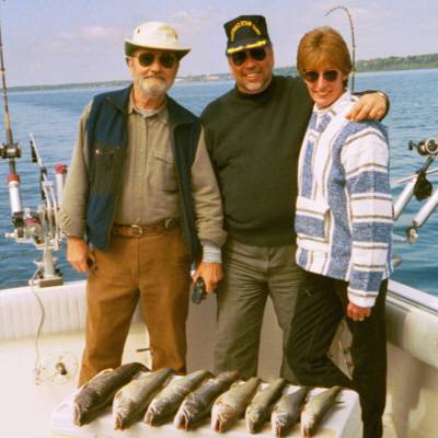 Garvey Winegar from Waynesboro, V.A. and Beverly Dalrymple from Elmira N.Y. booked a summer trip on Seneca Lake with Captain Jack Prutzman of Great White Charters. They had a fabulous day of fishing for lake trout on Seneca Lake