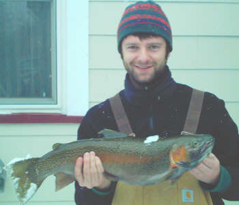 Christian Klock caught this beautiful Steelhead from Maxwell Creek near Sodus NY