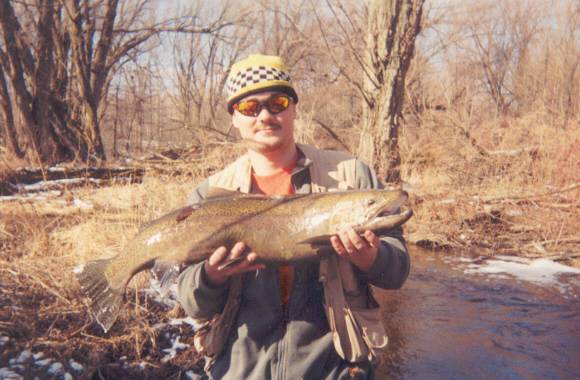 gordon bennett with a 13 pound steelie