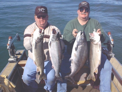 Raymond Martin and Dave Criss with a nice days catch from Lake Ontario