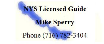 NYS Licensed Guide Mike Sperry Phone (716) 782-3404