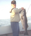 The STRIPED BASS is the most sought after fish on the WINDY. An extremely wary, hard fighter and great eating makes the STRIPER the inshore king. Growing to 70 pounds the STRIPED BASS is a match for any angler