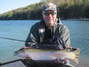 Upstate Guide Service logs more days on Skaneateles Lake chasing trout with traditional fly tackle than any other guide service. Experience makes the difference